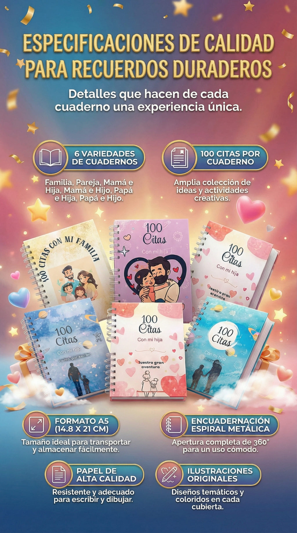 100 citas mamá e hija (o)