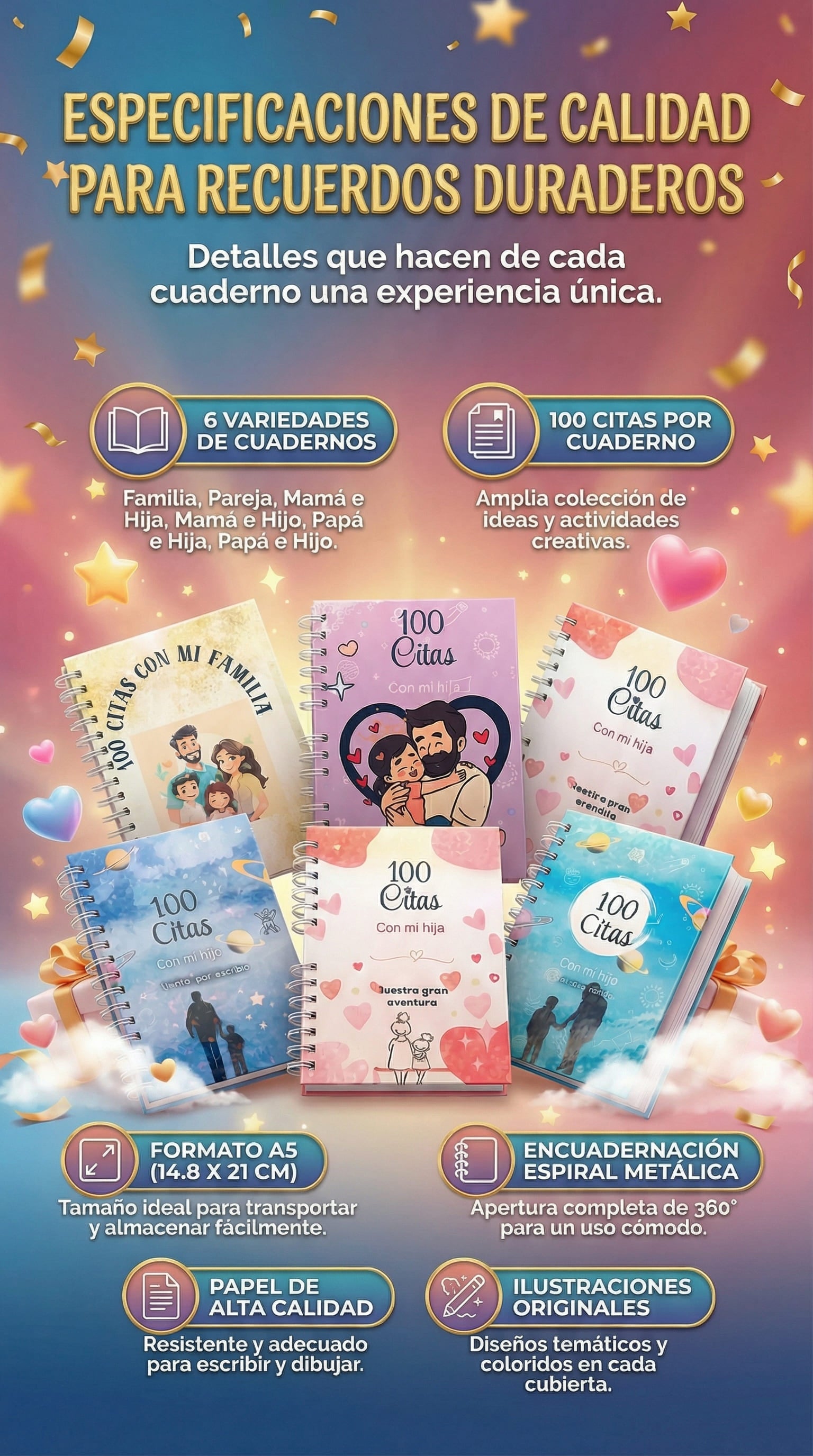 100 citas mamá e hija (o)