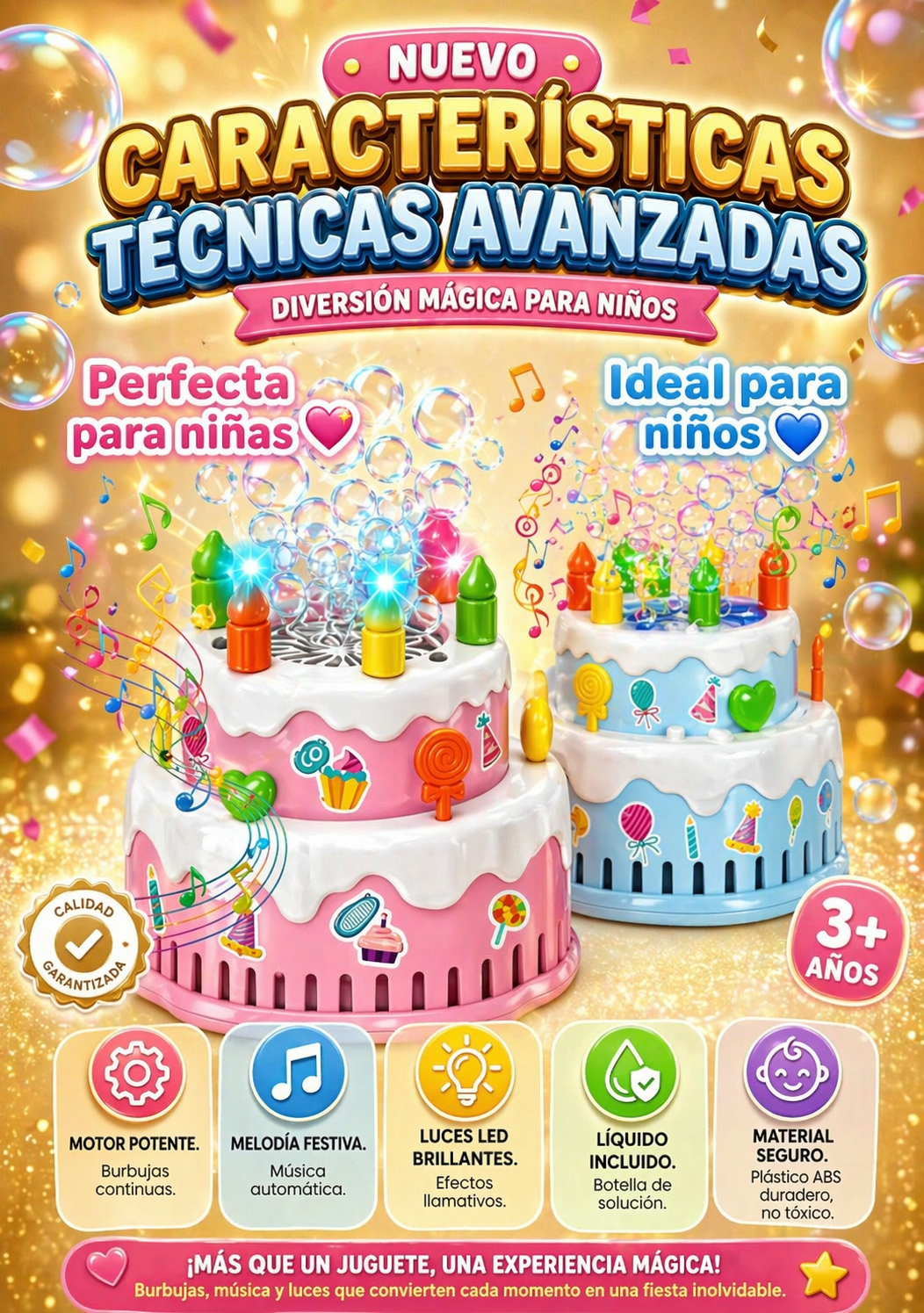 TORTA BURBUJAS