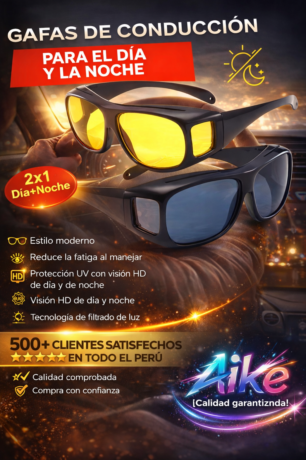 2 X 1 LENTES DE CONDUCIR